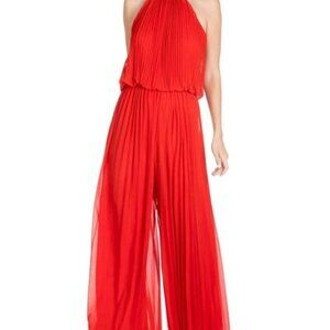 Meghan Fabulous Red Pleated Halter Jumper – Size XXXL-NWT